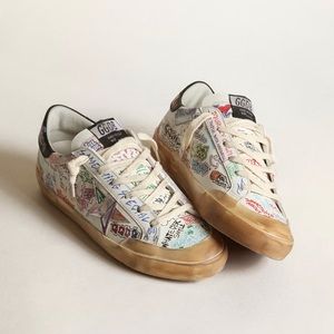NWT Women’s Golden Goose Super-Star Penstar Graffiti sneakers - Size 39